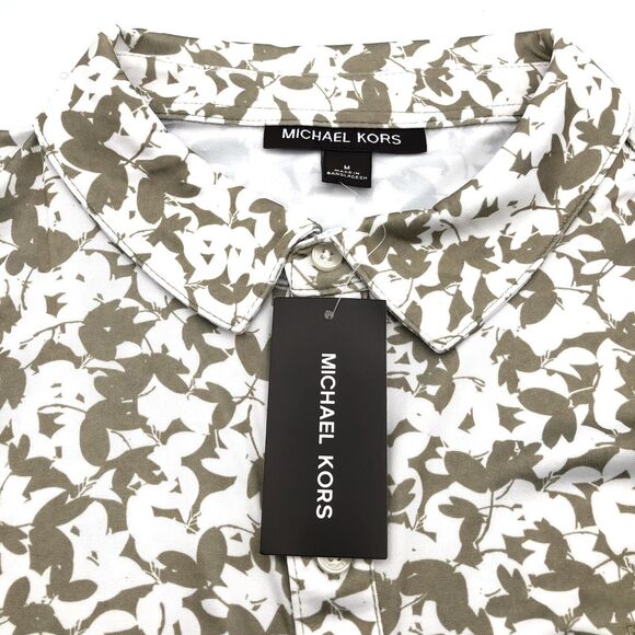 Michael Kors Men's Short Sleeve Pullover Print Polo Shirt Size M - Picture 5 of 11